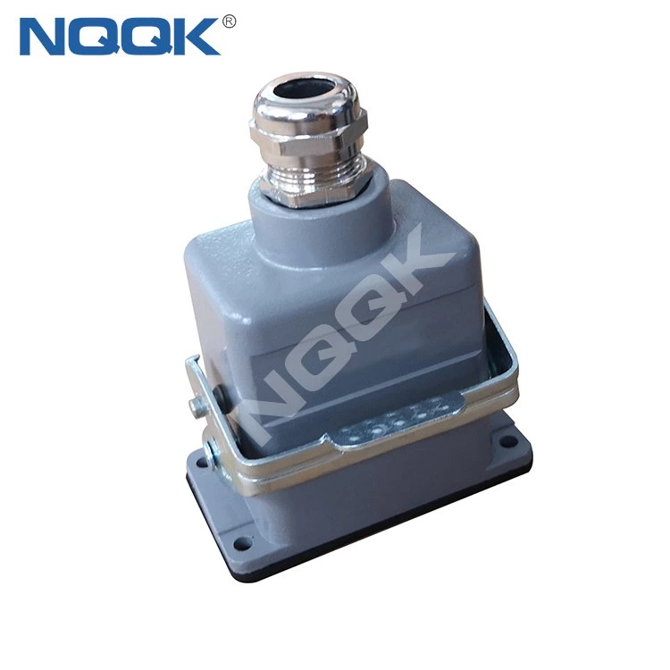 22 pins Industrial rectangular waterproof heavy duty connector plug socket