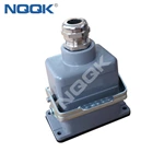 6 pin Screw spring top entry heavy duty electrical connector