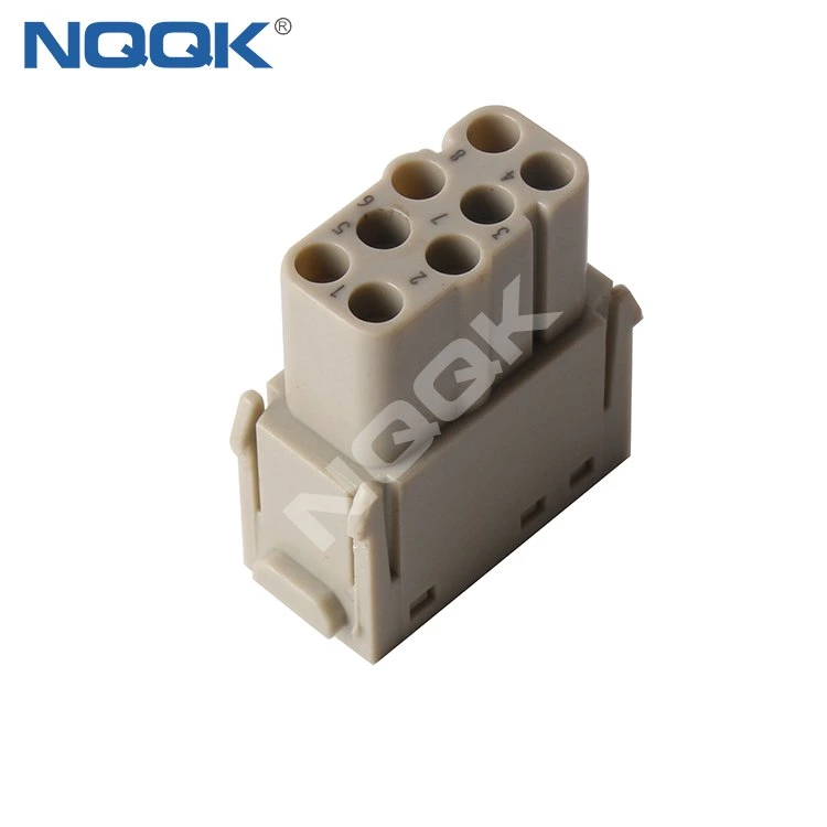 2 pin 40A 1000V Female heavy duty connector Plug-in module