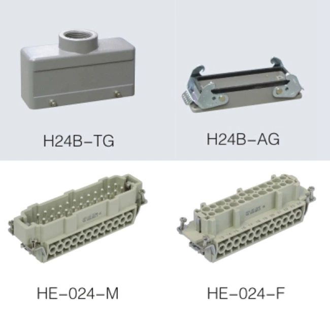 HE-024-F HE 48 pin heavy duty Connector insert