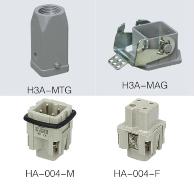 (HD-008-M) HD Series Screw terminal wire gauge 0.5 to 2.5mm 8 pin heavy duty Connector