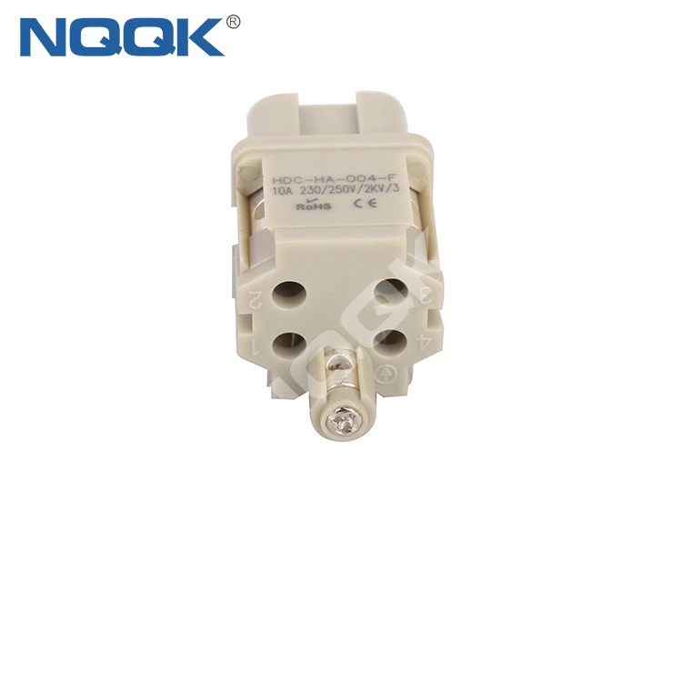 HA-004-F 4 pin waterproof heavy duty industrial connector for Electrical connection