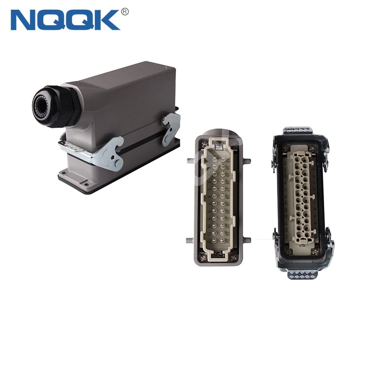 24 Pins Crimp Terminal Waterproof Heavy Duty Cable Connector