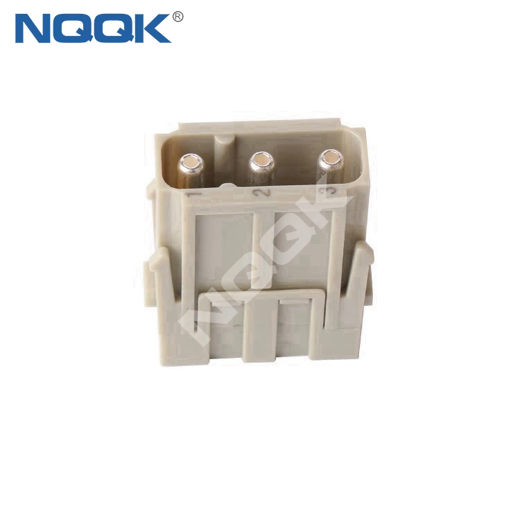 HMK-003-F 3 pin 40A 690V Female Module Plugin Cable heavy duty connector