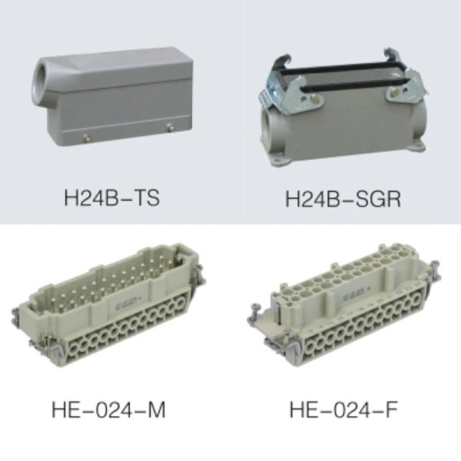 HE-024-F HE 48 pin heavy duty Connector insert