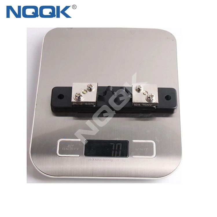 DC 10A 75mV Electric current Shunt Resistors current vmanganin shunt for Amp Panel