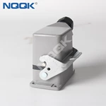 10 pins Screw spring side entry heavy duty sockets connector with 2 levers
