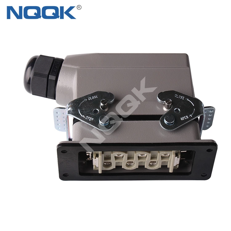 (HSB-006-M) 12 port 16A industrial female male Heavy Duty Electrical Connector