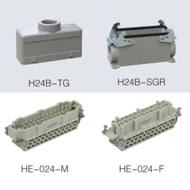 HE-024-F HE 48 pin heavy duty Connector insert