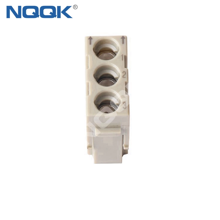 HMK-003-F 3 pin 40A 690V Female Module Plugin Cable heavy duty connector