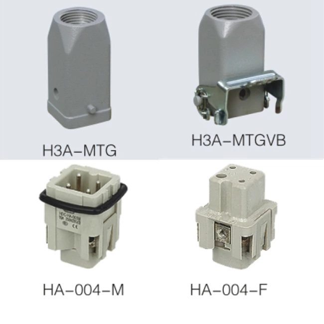 (HD-008-M) HD Series Screw terminal wire gauge 0.5 to 2.5mm 8 pin heavy duty Connector
