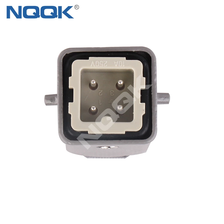 NK8881 HDC 3 pin 10A top heavy duty connector Electrical Cable Connector