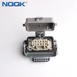 HDC-HE-010-03S 10 pin surface mounted heavy duty sockets connector with 2 levers