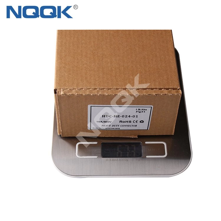 24 Pins Crimp Terminal Waterproof Heavy Duty Cable Connector