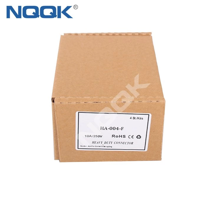 HA-004-F 4 pin waterproof heavy duty industrial connector for Electrical connection