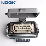 16 pole H16B-SGR-LB H16B-AD-LB 16 Pole Rectangular heavy duty sockets connector with 1 levers
