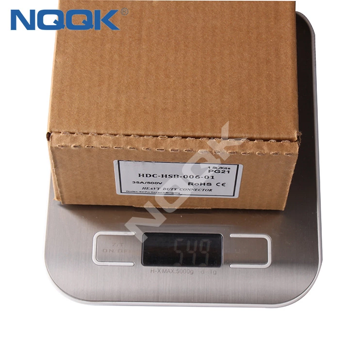 (HSB-006-M) 12 port 16A industrial female male Heavy Duty Electrical Connector