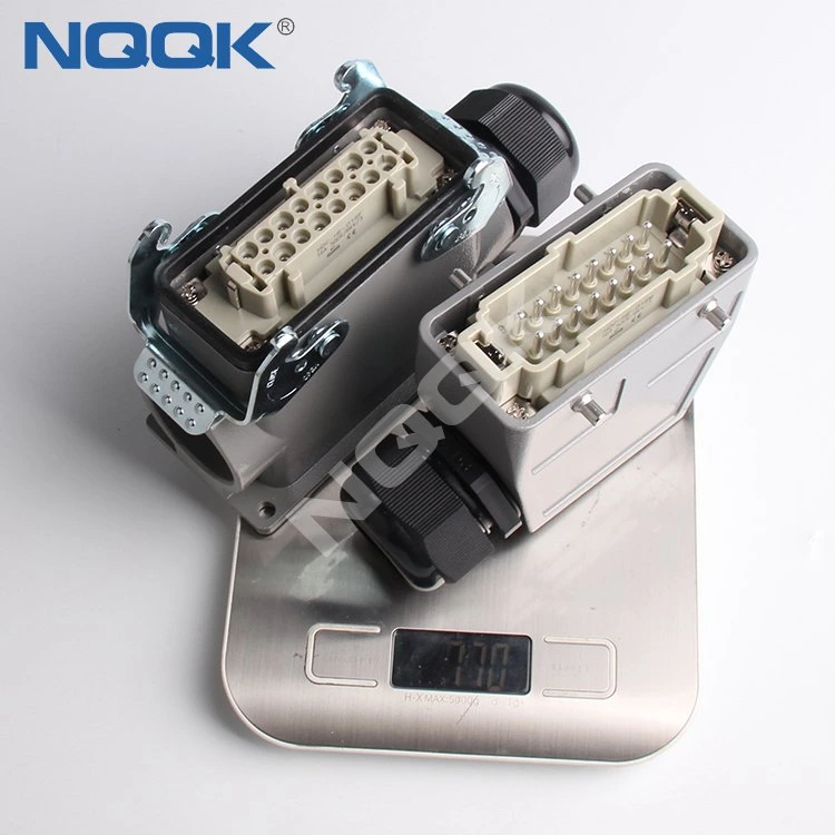 (HDC-HE-016-03S) 16 pins Housings Hoods and Inserts heavy duty sockets connector