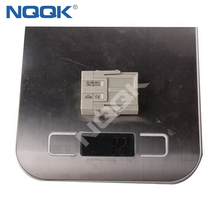 HMK-003-F 3 pin 40A 690V Female Module Plugin Cable heavy duty connector