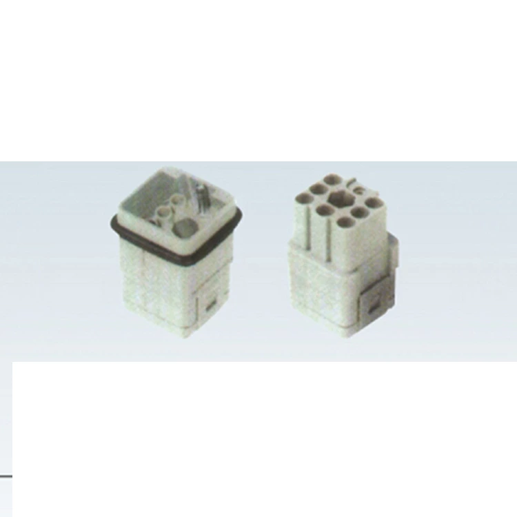 HQ-008-M 16A 400V industrial 8 pin male female connector Heavy Duty Electrical Connectors