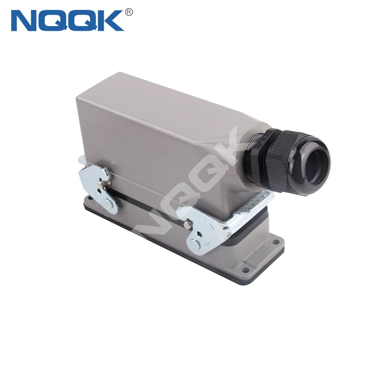 Metal Cover connector 24Position heavy duty industrial connector for robot arm