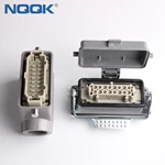 H10A-TS H10A-AD-LB 10 pin bulk head mounted heavy duty industrial connector