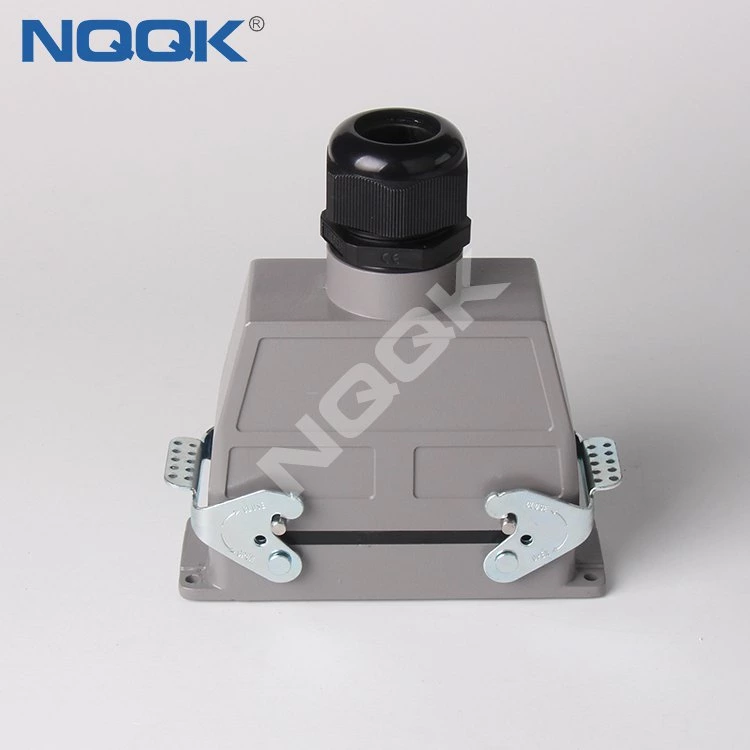 10 pin bulk head mounted heavy duty sockets connector