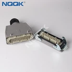 10 pin bulk head mounted heavy duty sockets connector