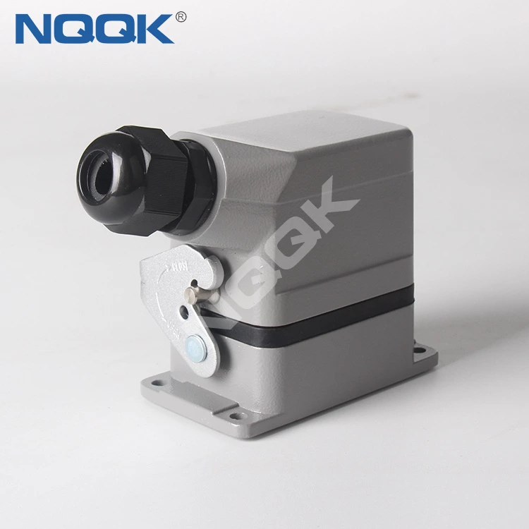 (HDC-HE-016-02S) HE-016-M 16 pins 500VAC 16A wire industrial wire heavy duty connector