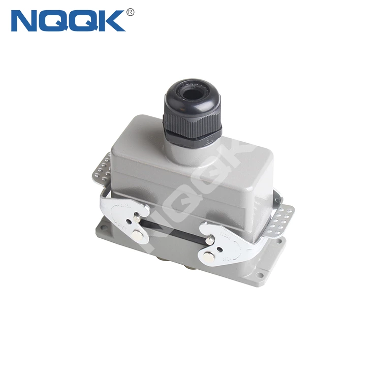 HDC-HK-4/2-006-02S  Top entry HK4/2-006-M HK4/2-006-F H6B-TG  H6B-AG  6pin Heavy Duty Electrical Connectors