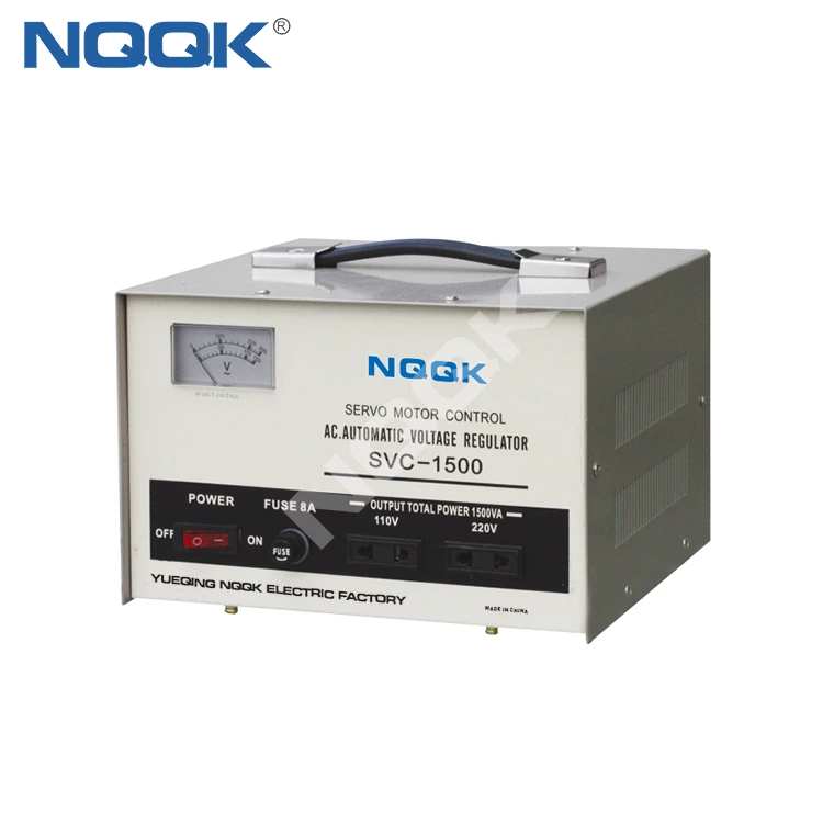 SVC 1KVA / 1.5KVA Servo Type 1Phase Series Voltage Stabilizer Regulator
