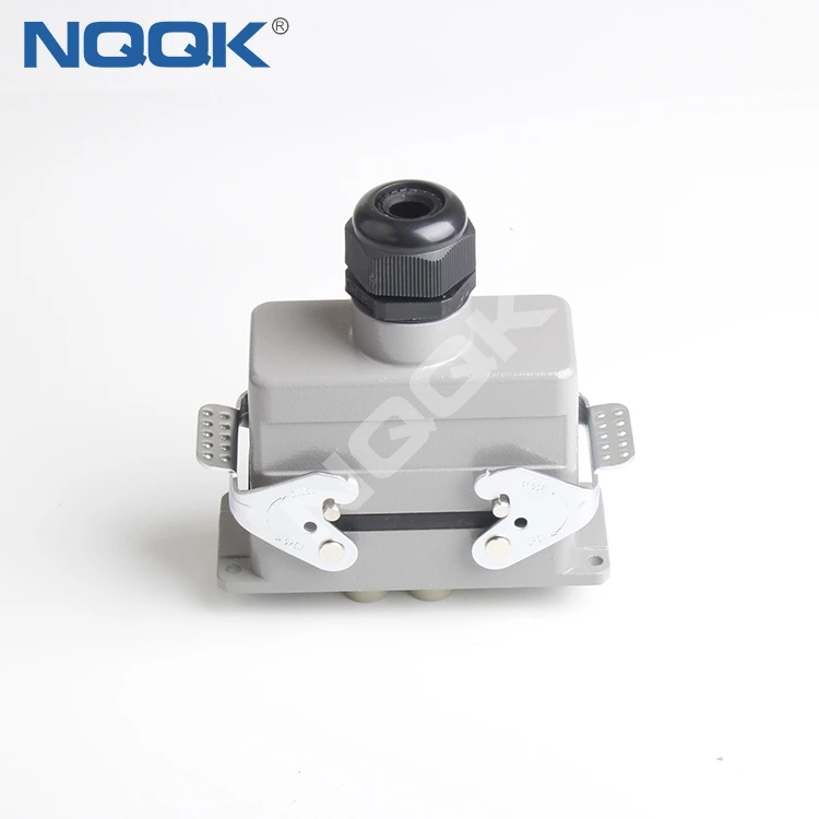 HDC-HK-4/2-006-02S  Top entry HK4/2-006-M HK4/2-006-F H6B-TG  H6B-AG  6pin Heavy Duty Electrical Connectors