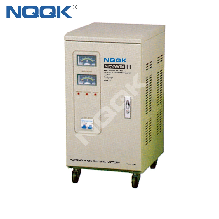 SVC 15KVA / 20KVA Servo Type 1Phase Series Voltage Stabilizer Regulator