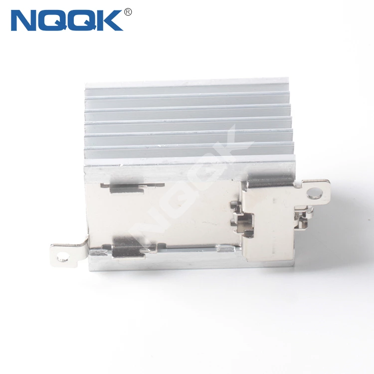 D-74 aluminum heat sink / heatsink heat sink with DIN Rail Mounted