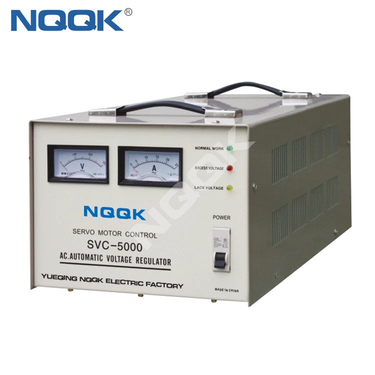 SVC 5KVA Desk Type 1 Servo Type 1Phase Series Voltage Stabilizer Regulator