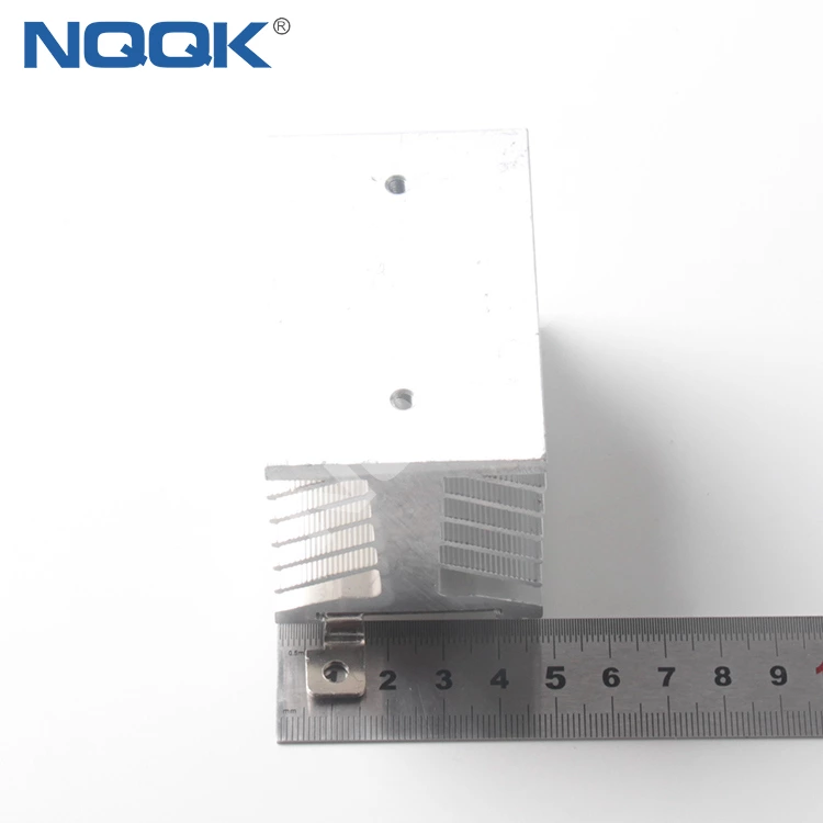 D-74 aluminum heat sink / heatsink heat sink with DIN Rail Mounted
