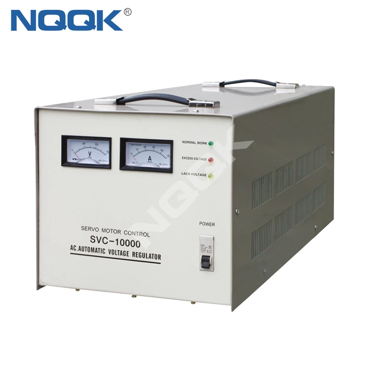 SVC 7.5KVA / 10KVA (Desk Type No.2) Servo Type 1Phase Series Voltage Stabilizer Regulator