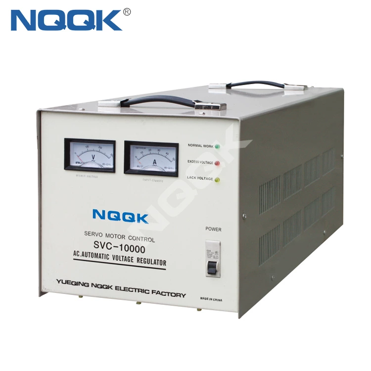 SVC 7.5KVA / 10KVA (Desk Type No.1) Servo Type 1Phase Series Voltage Stabilizer Regulator