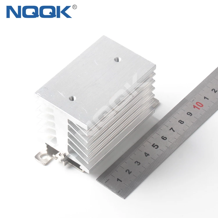 D-74 aluminum heat sink / heatsink heat sink with DIN Rail Mounted