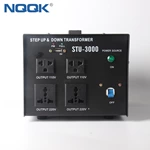 STU-3000VA 100W 10000W Black Case Step Up Down Transformer