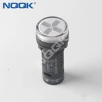 AD16-22W/N 22mm 220V AC DC White Green Red Yellow Blue Connect Ground Indicator