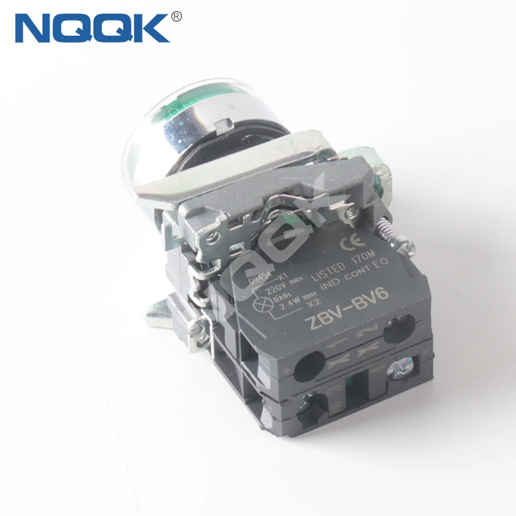 XB4-CW33M1  Blue 1 N/O NO Normally Open Even button Spring return Push Button Switch