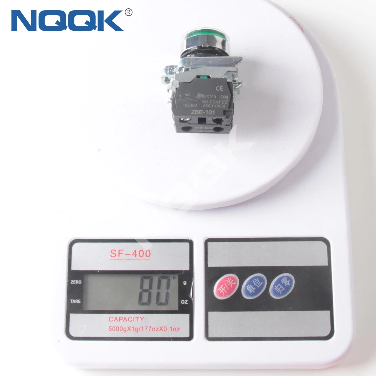 XB4-CW33M1  Blue 1 N/O NO Normally Open Even button Spring return Push Button Switch