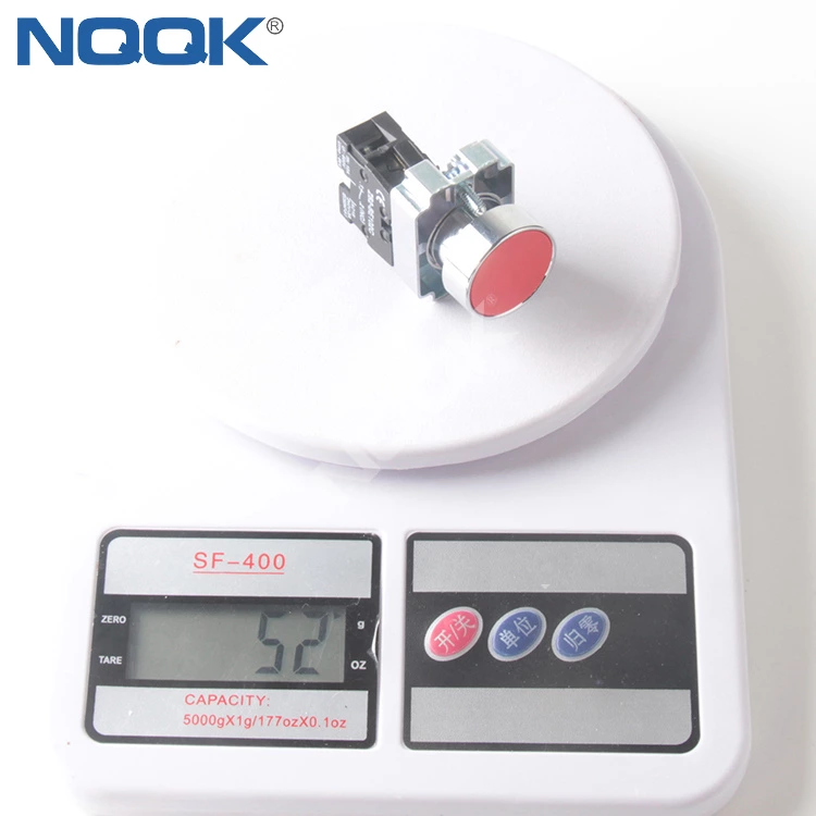 ZB2-BE102C Red Lamp Light Momentary Push Button Switch 1 N/O NO Normally Open