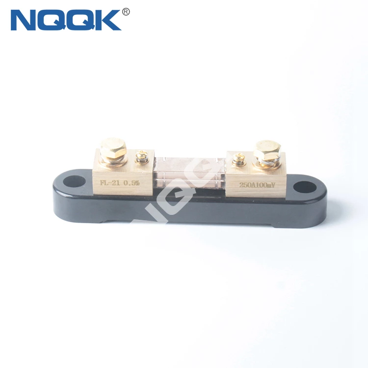 FL-21  250A100mV  DC Current Ammeter Shunts with base