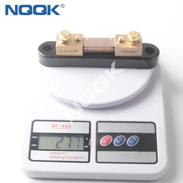 FL-21  250A100mV  DC Current Ammeter Shunts with base