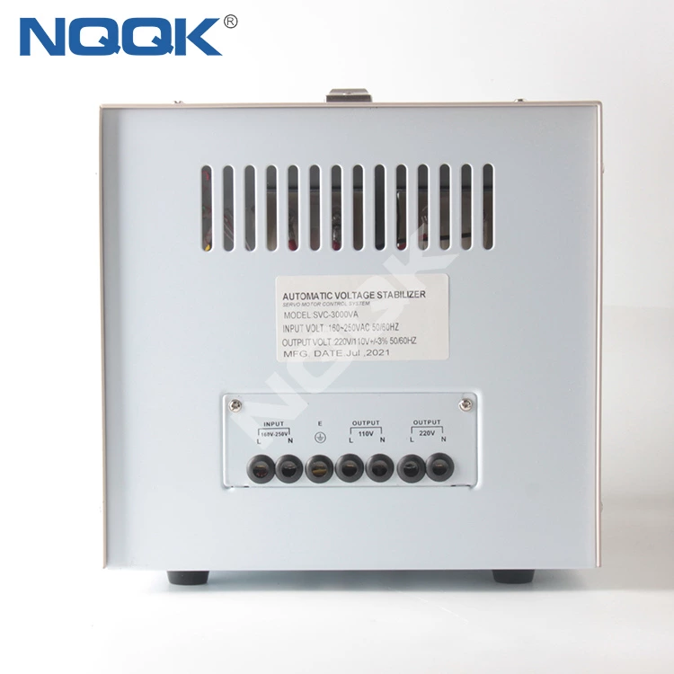 Voltage stabilizer SVC-3000VA 3000W 3KVA high precision automatic AC household/computer voltage stabilizer