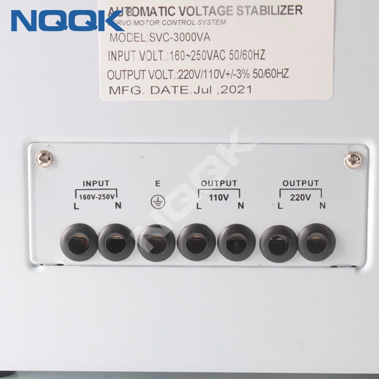 Voltage stabilizer SVC-3000VA 3000W 3KVA high precision automatic AC household/computer voltage stabilizer