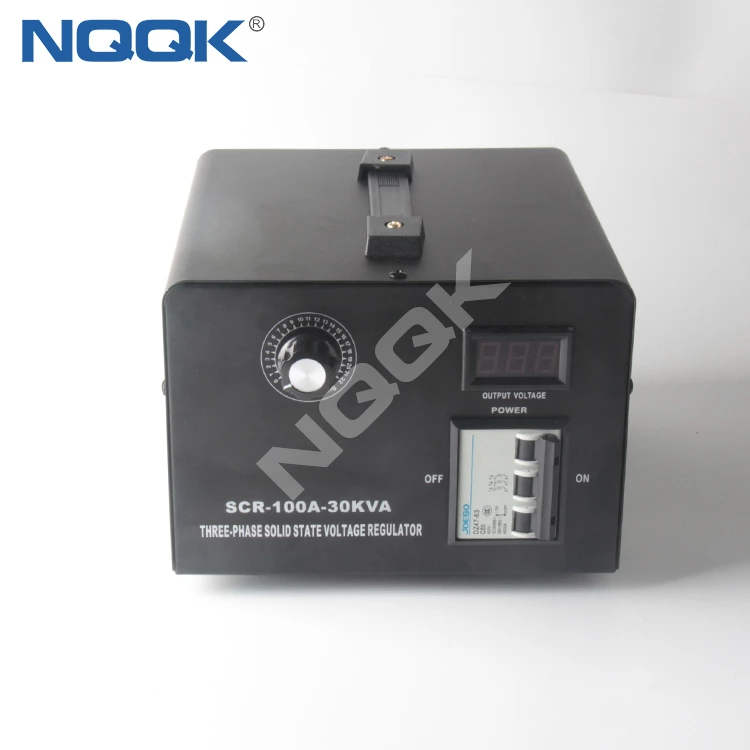 SCR-100A-30KVA THREE-PHASE SOLID STATE VOLTAGE REGULATOR