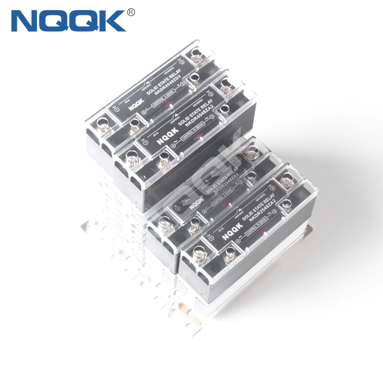 SSR-25DA 480V AC small solid state relay and heat sink DIN rail mounting heat sink